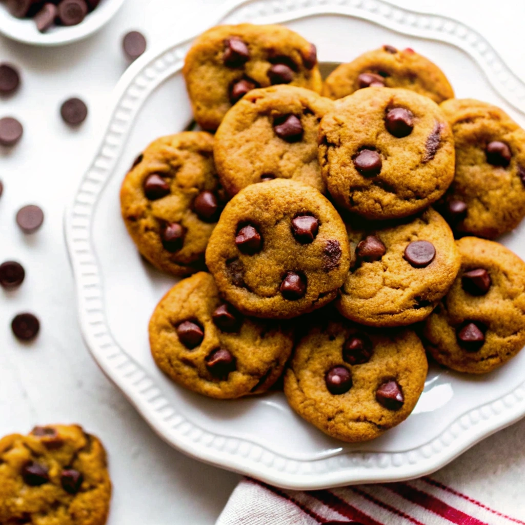 Pumpkin Chocolate Chip Cookies