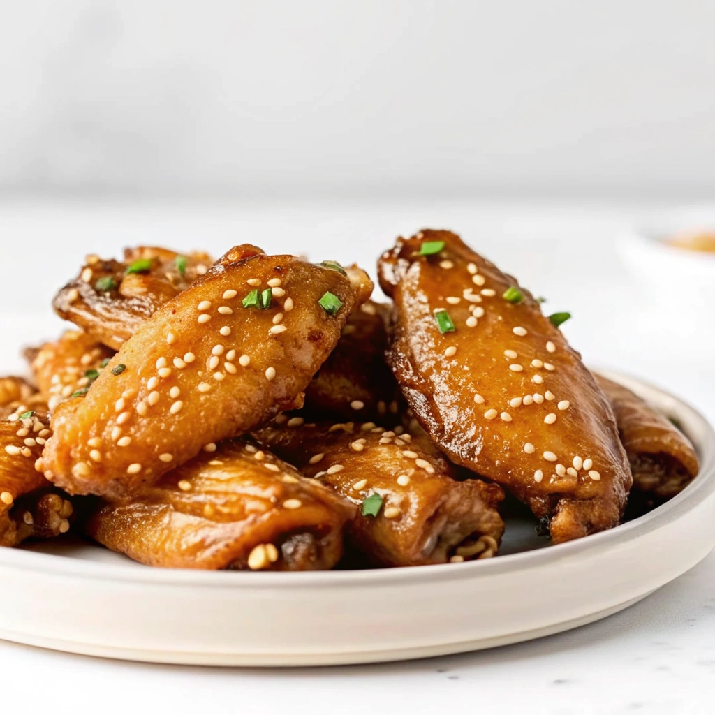 Honey garlic chicken wings