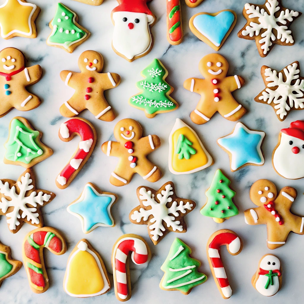 Christmas Sugar Cookies with Royal Icing
