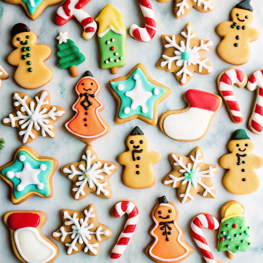 Christmas Sugar Cookies with Royal Icing