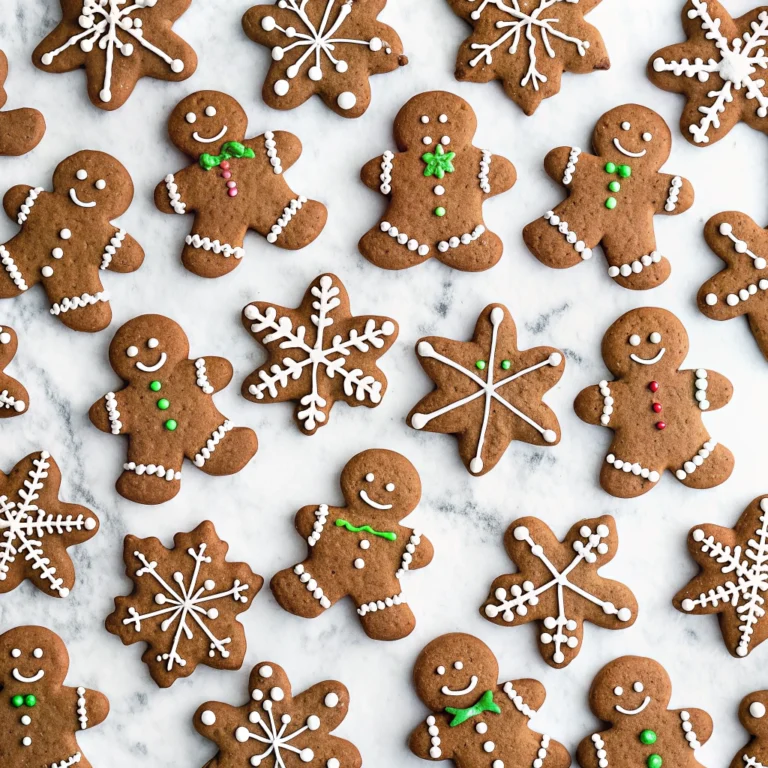 No-Spread Gingerbread Cookies