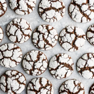 Easy Chocolate Crinkle Cookies