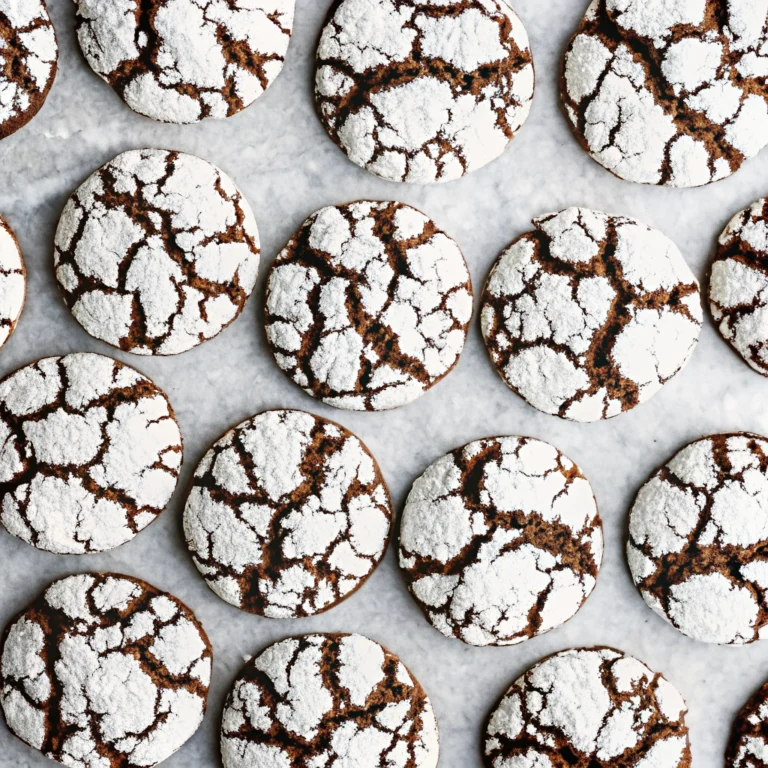 Easy Chocolate Crinkle Cookies