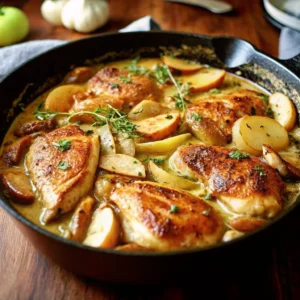 Authentic French Apple Cider Chicken