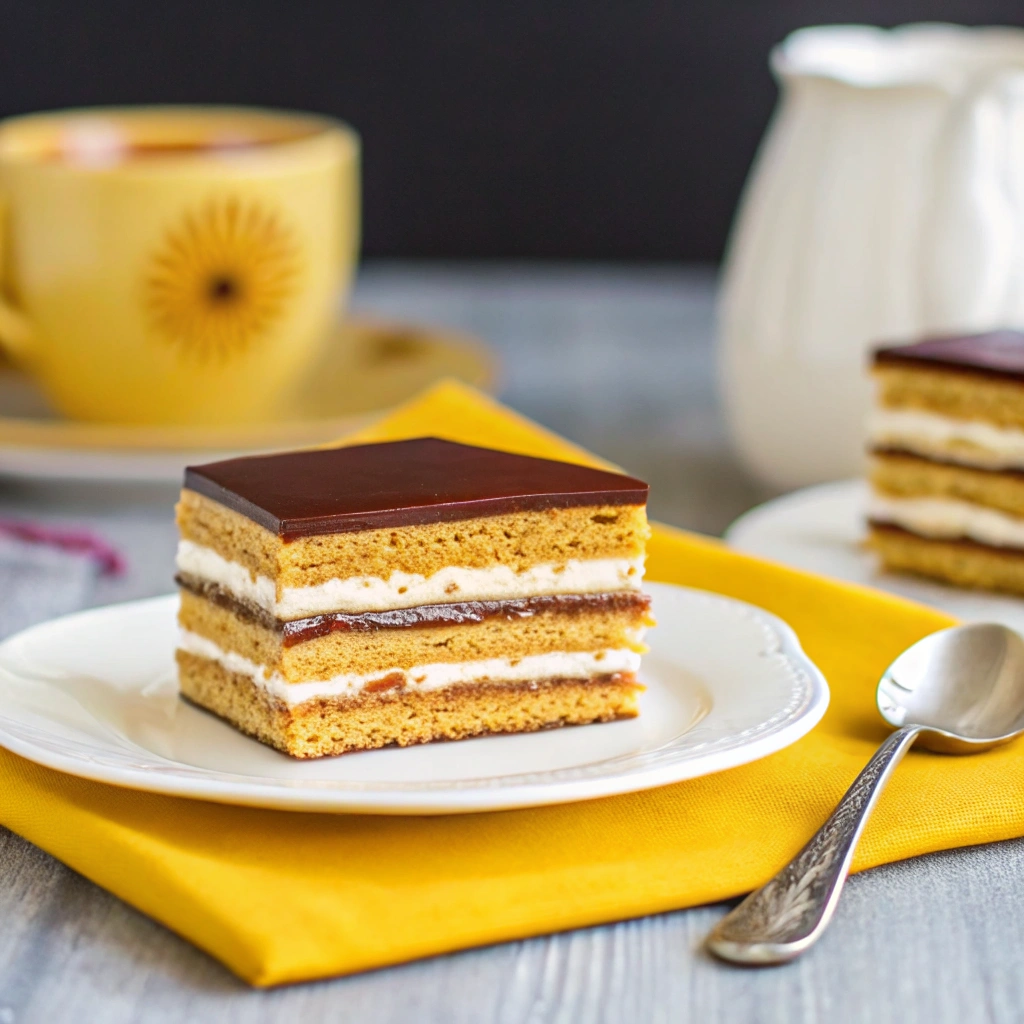 Classic Slovakian Honey Cake Slices