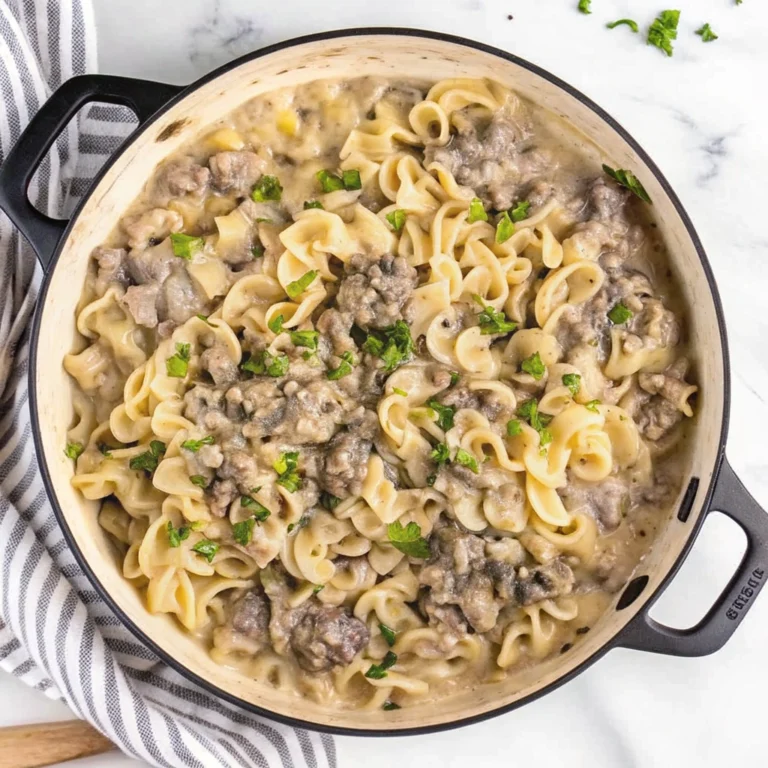 30-Minute One-Pot Ground Beef Stroganof Recipe