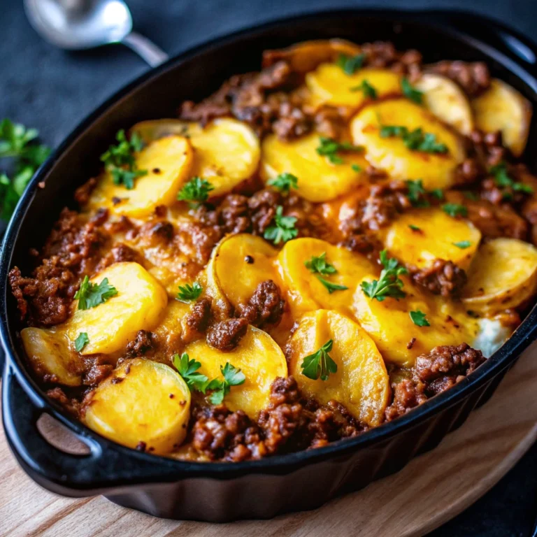 Ground Beef and Potatoes Skillet