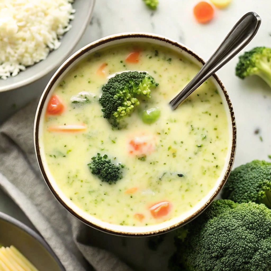 The Best Creamy Stovetop Broccoli Cheddar Soup