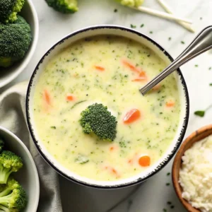 The Best Creamy Stovetop Broccoli Cheddar Soup