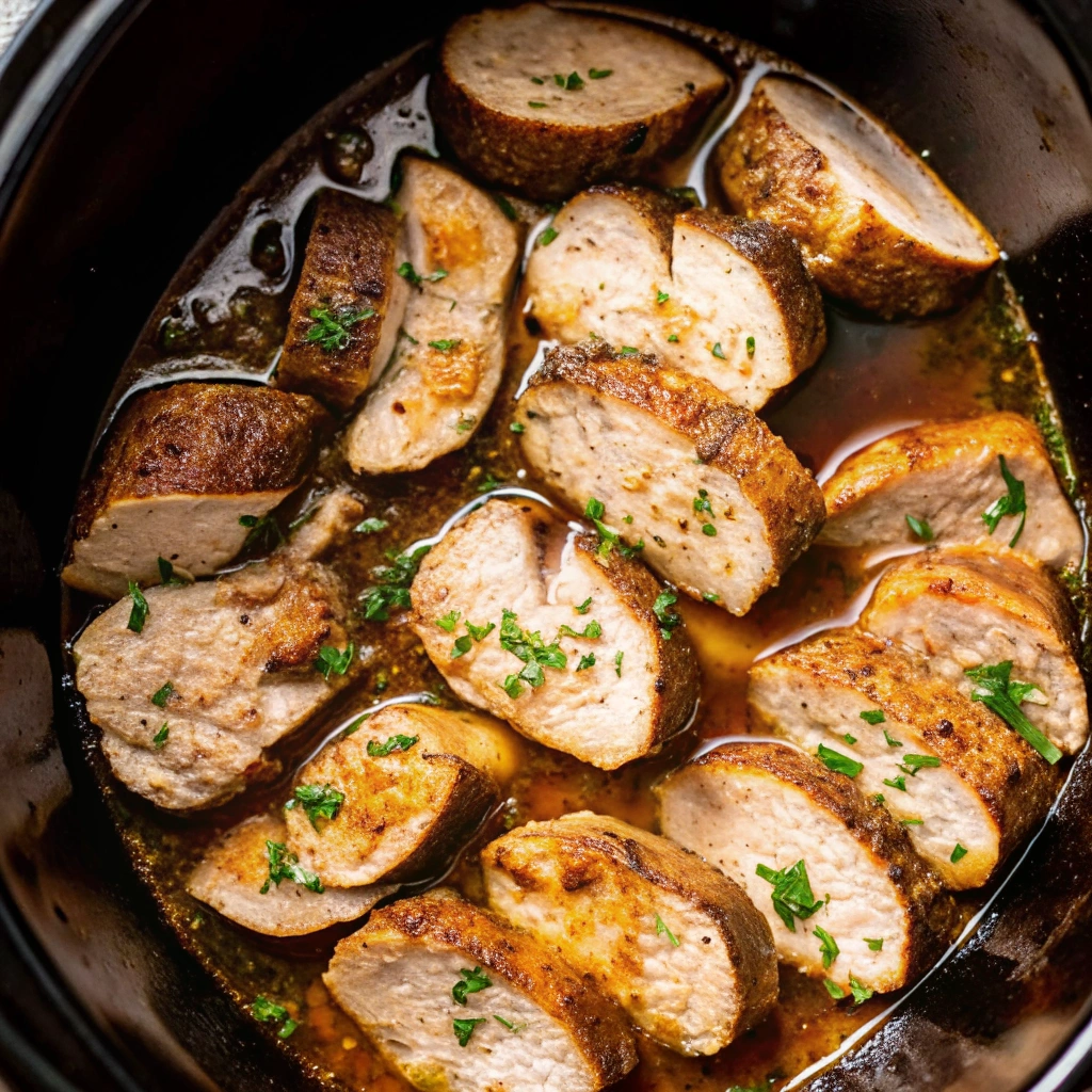Effortlessly Easy Crockpot Pork Tenderloin