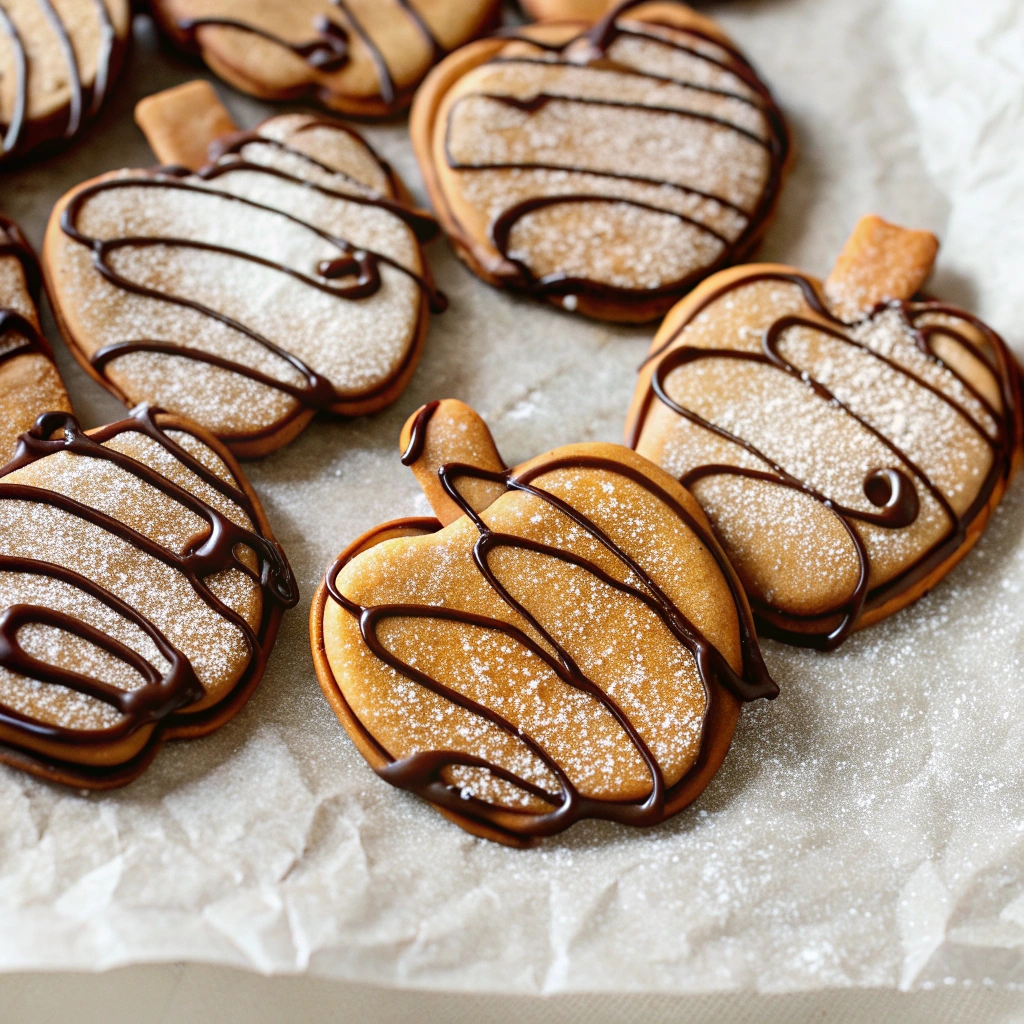 Pumpkin Spice Butter Cookies