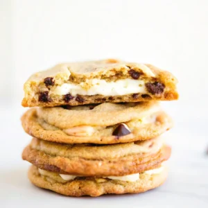 Soft Chocolate Chip Cheesecake Cookies