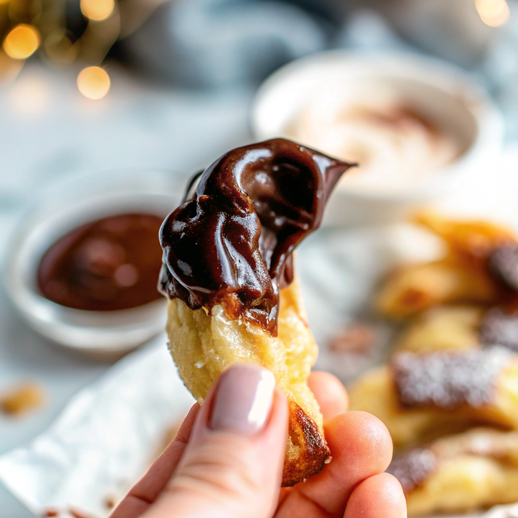 Easy Nutella Puff Pastry Christmas Tree