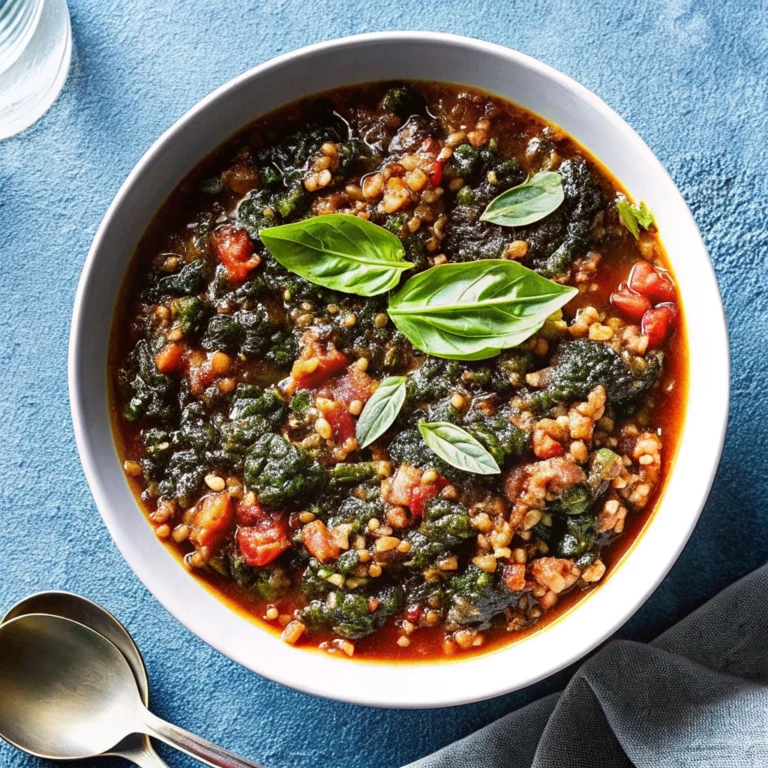 Easy Slow Cooker Sausage and Lentil Soup