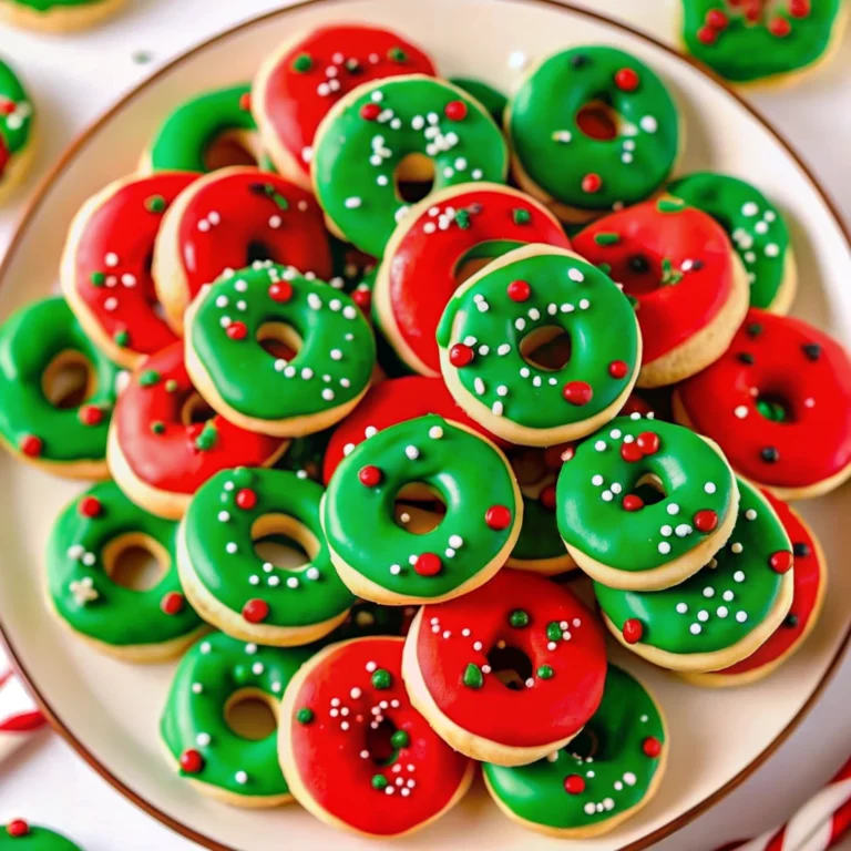 Christmas Donut Cookies