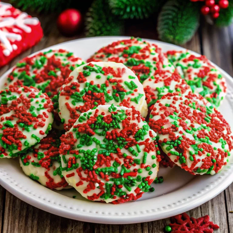 5-Ingredient Christmas Cake Mix Cookies