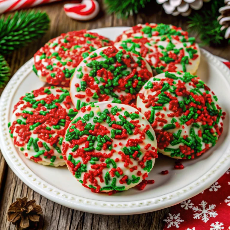 5-Ingredient Christmas Cake Mix Cookies