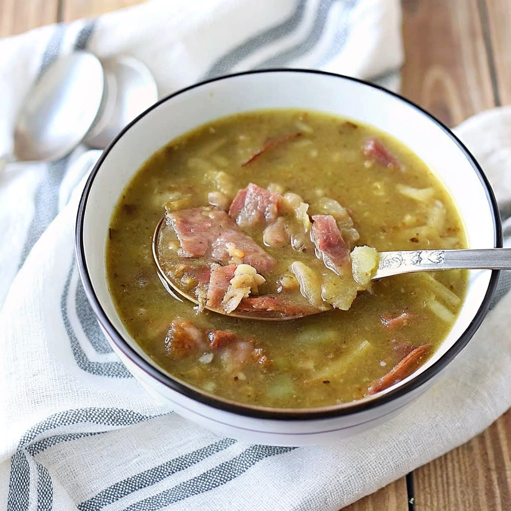 Slow Cooker Smoked Pork Hock Soup