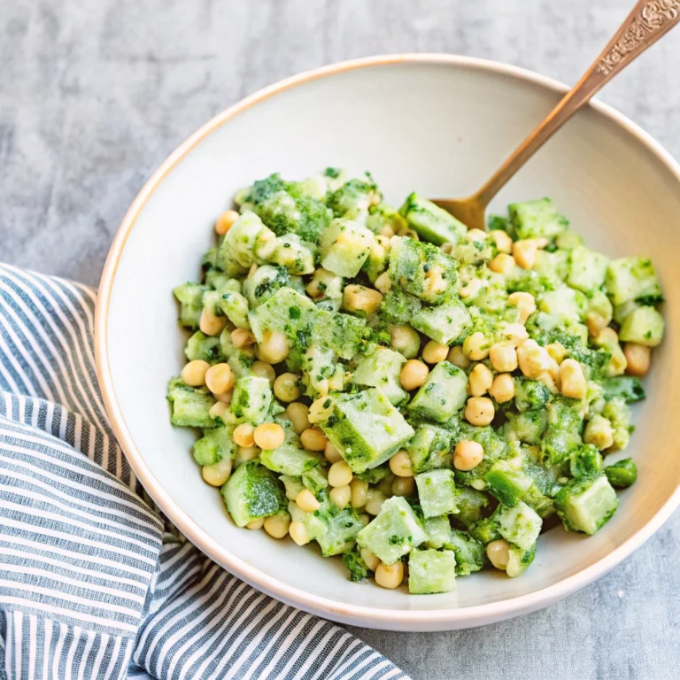 Green Goddess Chickpea Cucumber Salad