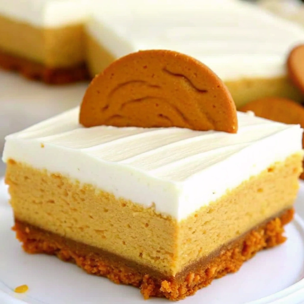 No-Bake Pumpkin Cheesecake Bars