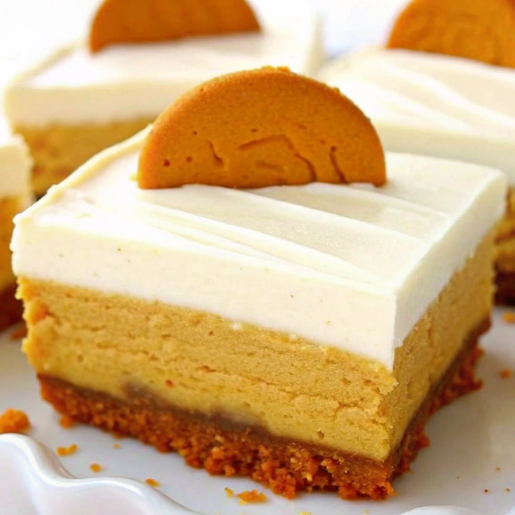 No-Bake Pumpkin Cheesecake Bars