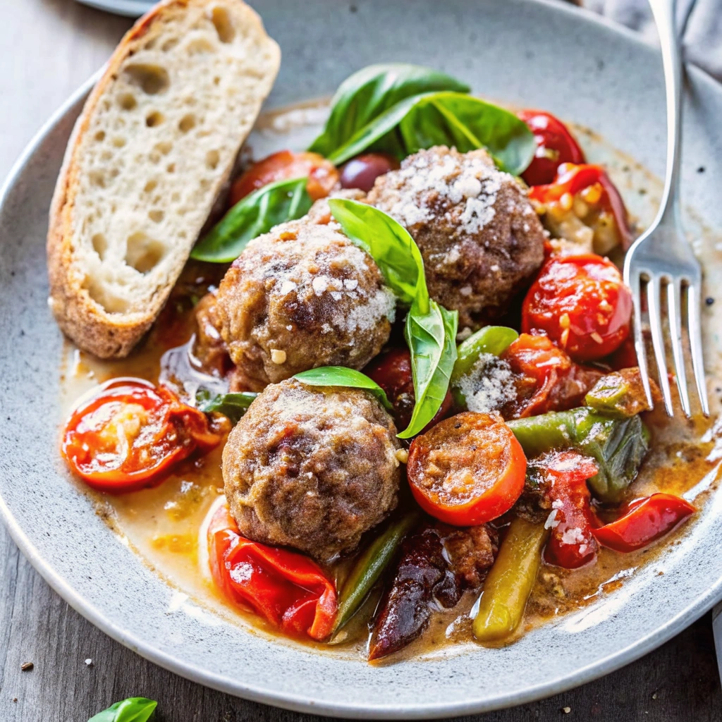 Meatballs Puttanesca Recipe