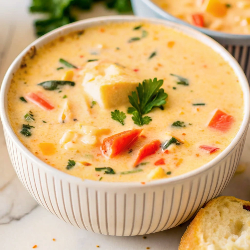 Creamy Sausage & Tortellini Soup