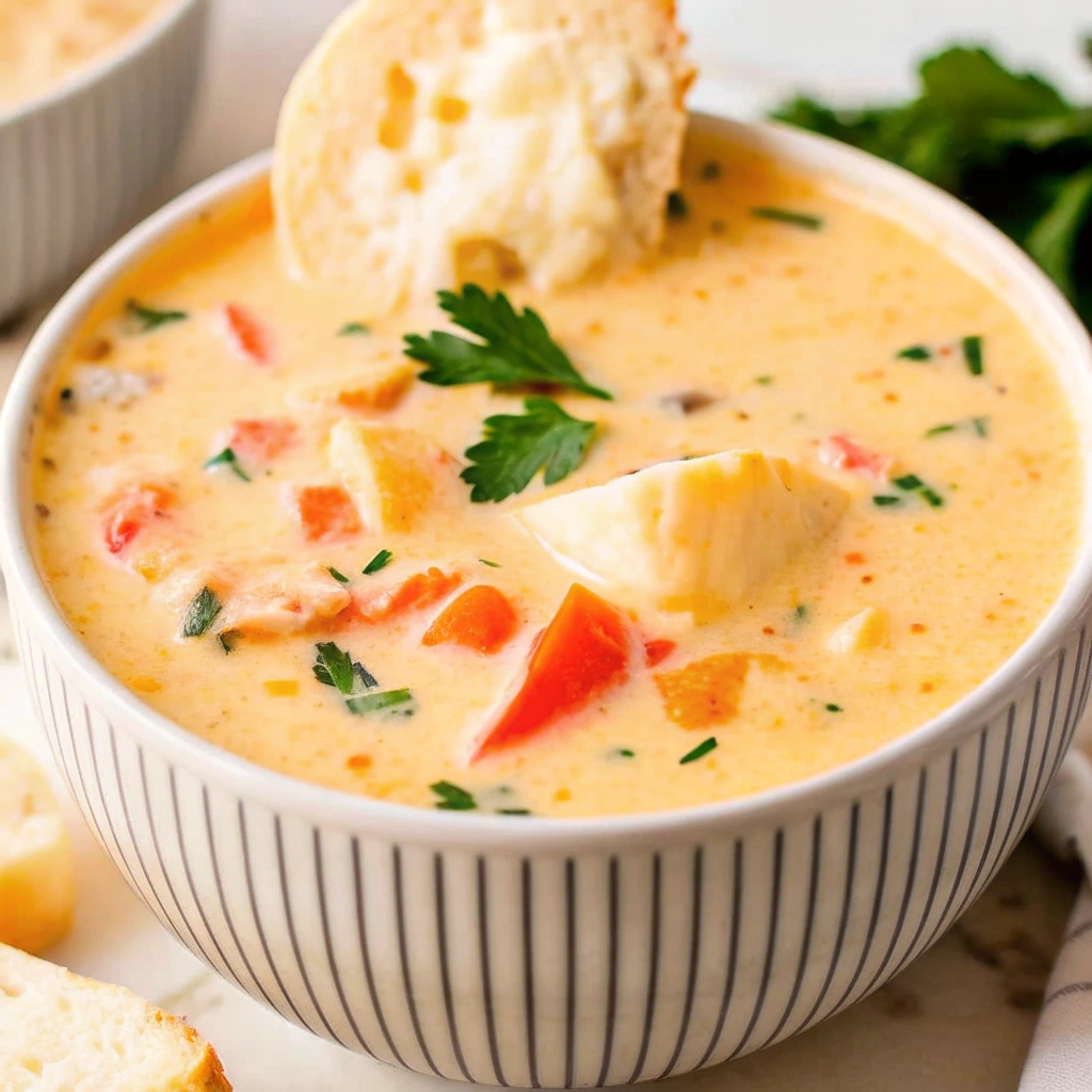 Creamy Sausage & Tortellini Soup