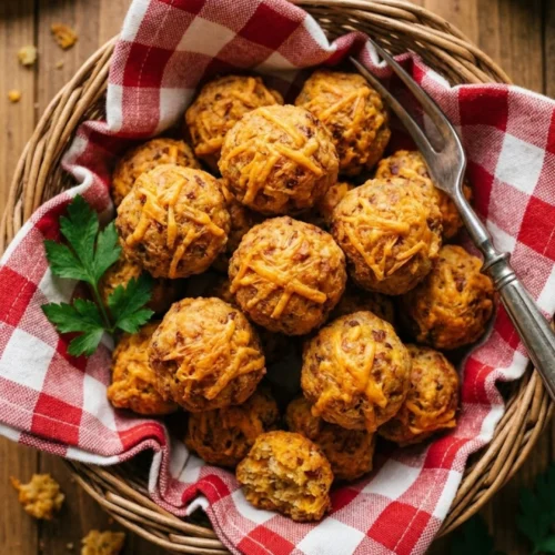 Cheddar Cheese Sausage Balls