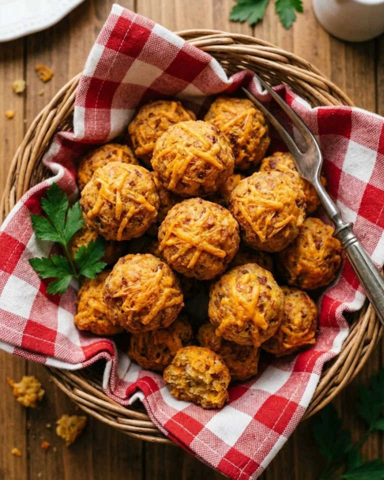 Cheddar Cheese Sausage Balls