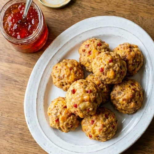 Southern Pimento Cheese Sausage Balls