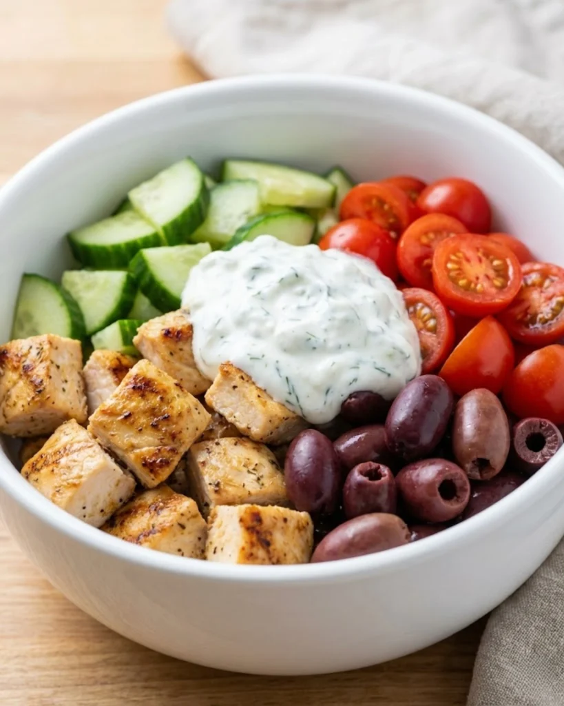 Greek Chicken Bowls