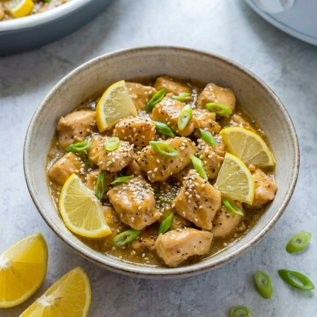 Crockpot Skinny Lemony Chicken