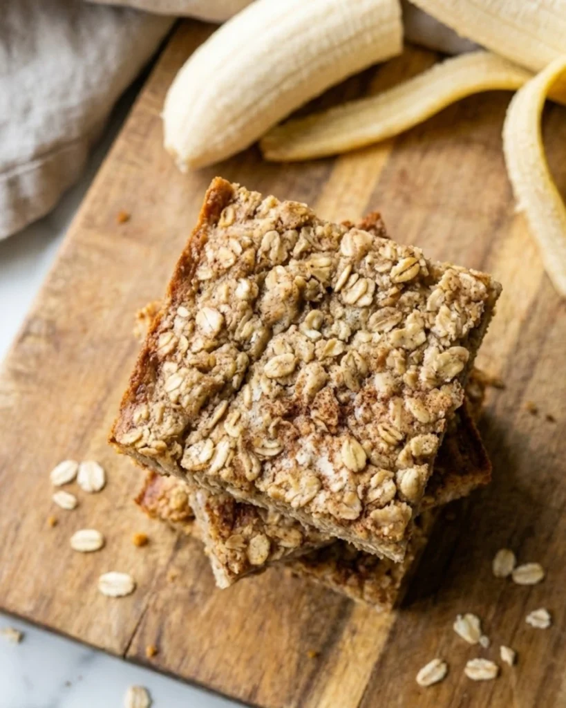 Banana Oatmeal Bars