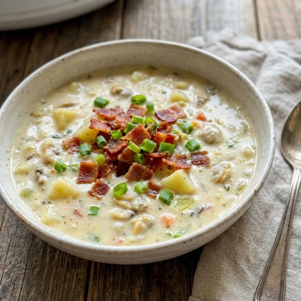 Slow Cooker Clam Chowder