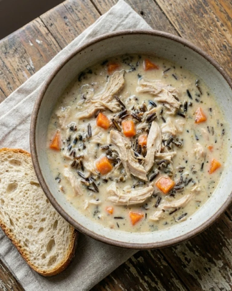 Crockpot Chicken Wild Rice Soup