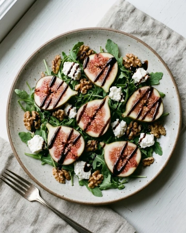 Fresh Fig & Goat Cheese Salad