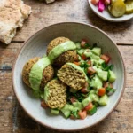 Crispy Baked Quinoa Falafel