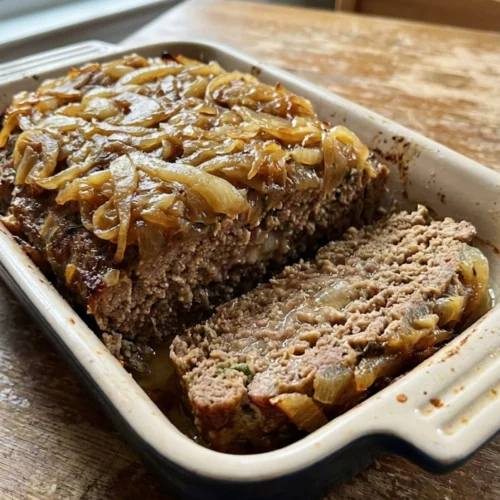 Caramelized Onion Meatloaf