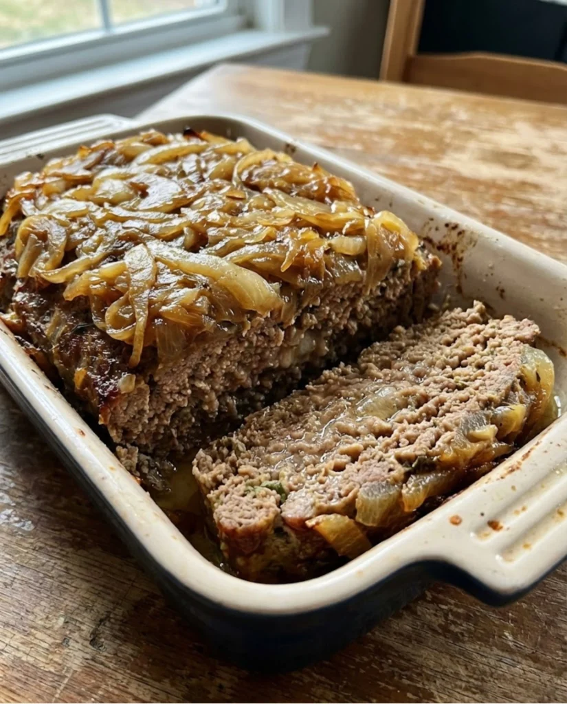 Caramelized Onion Meatloaf