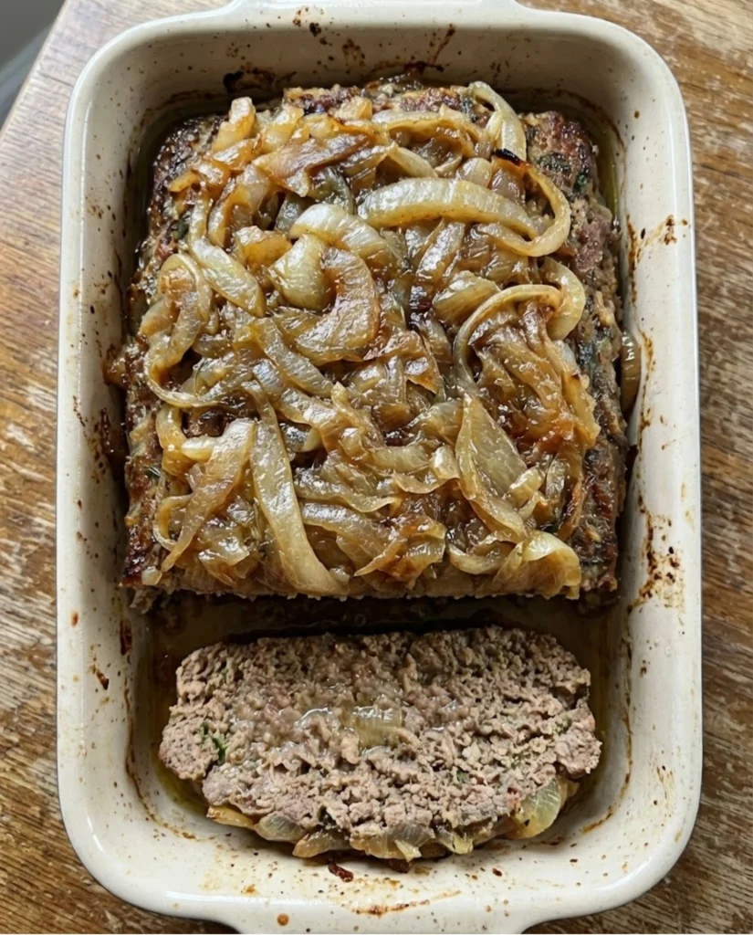 Caramelized Onion Meatloaf