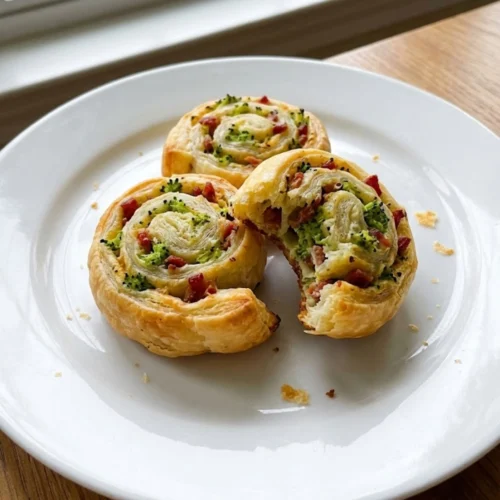 Broccoli & Bacon Roll Ups