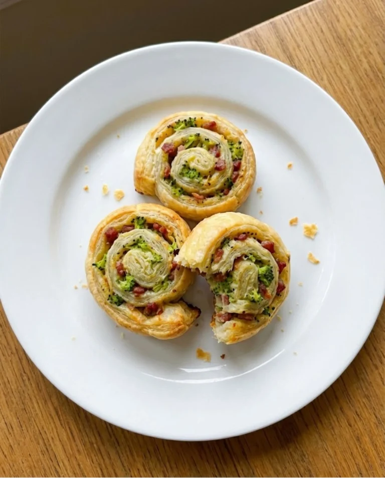 Broccoli & Bacon Roll Ups
