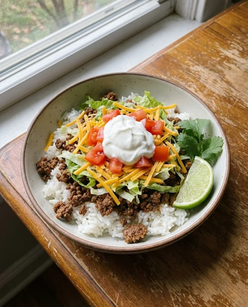 Taco Rice Bowl