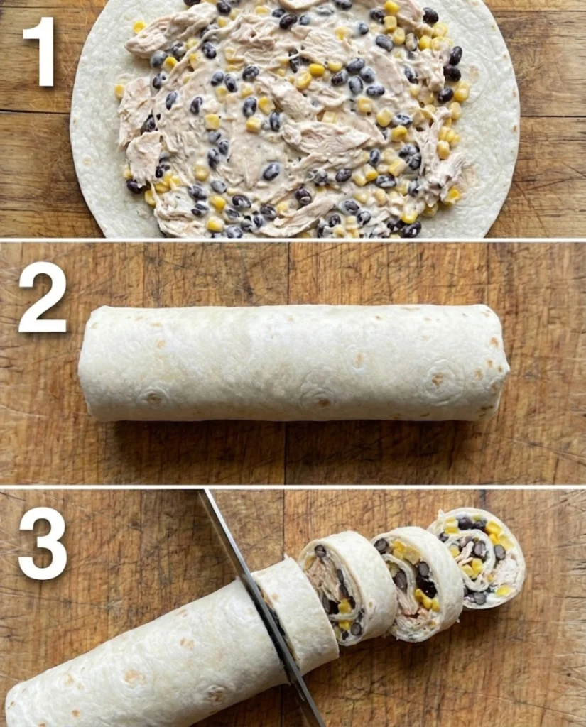 Low-Carb Southwest Chicken Roll-Ups steps