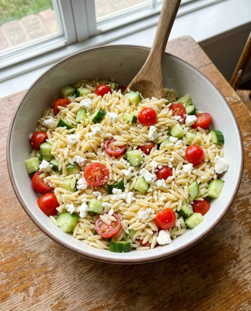 Healthy Orzo Pasta Salad