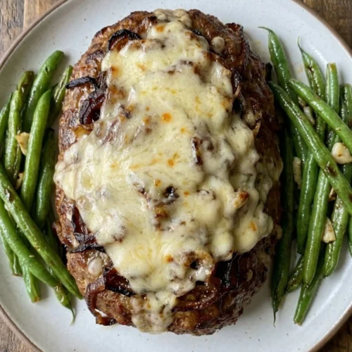 Keto French Onion Meatloaf