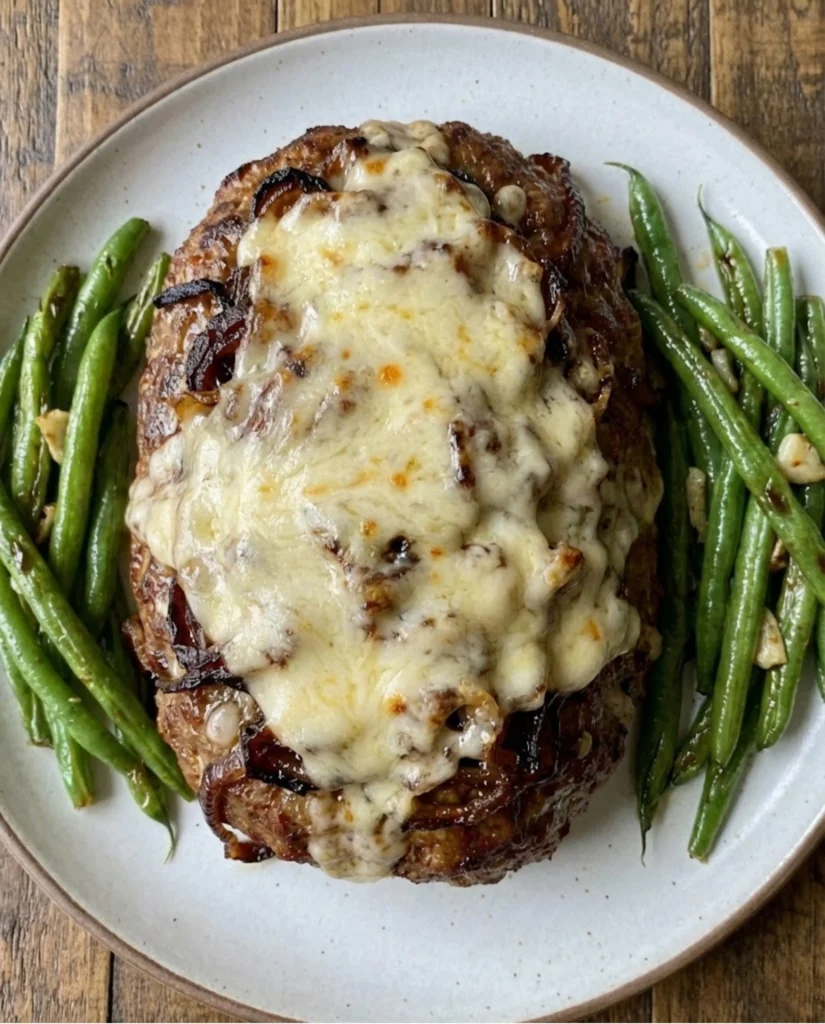Keto French Onion Meatloaf