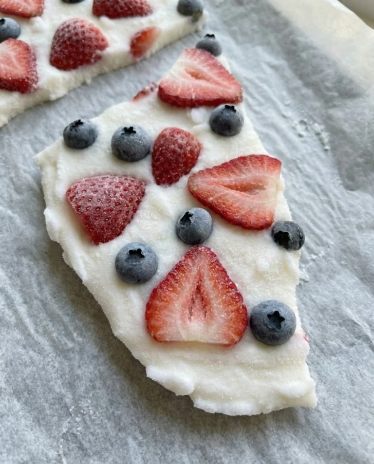 Frozen Yogurt Berry Bark