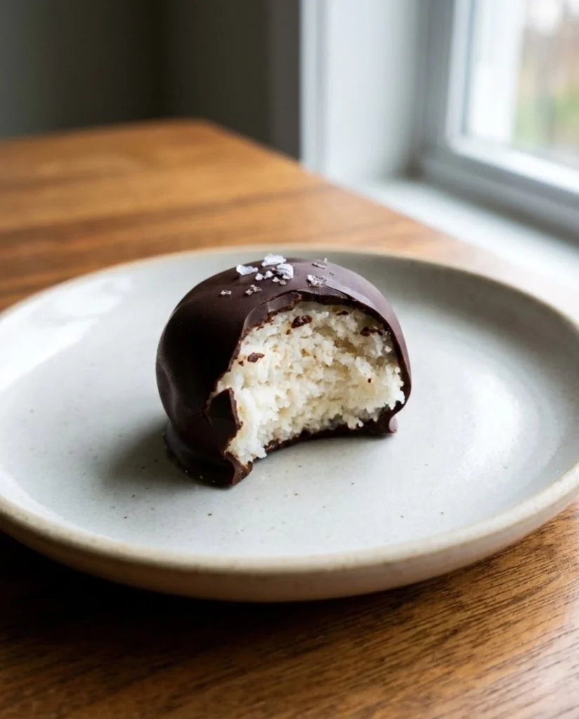 Healthy Chocolate Coconut Bites